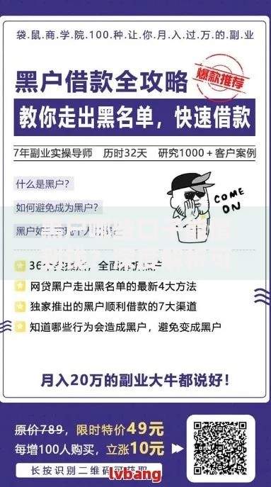 黑户哪些口子能借到钱？深度解析可靠借款渠道