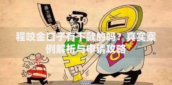 程咬金口子有下款的吗？真实案例解析与申请攻略