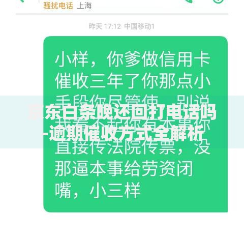 京东白条晚还回打电话吗-逾期催收方式全解析