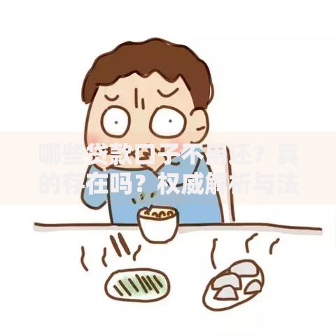 哪些贷款口子不用还？真的存在吗？权威解析与法律风险提示