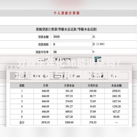 分期乐年化36能退息吗？退息政策与用户权益解析