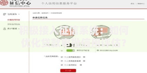 积极接入征信系统：如何优化贷款审批信用评估？