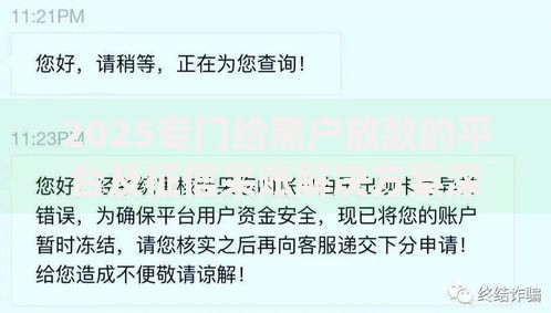 2025专门给黑户放款的平台及征信呆账解决方案深度解析