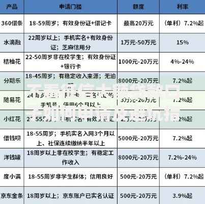 不看征信大额贷款口子如何申请及避坑指南