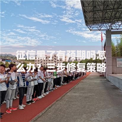 征信黑了有预期吗怎么办？三步修复策略助你成功申贷