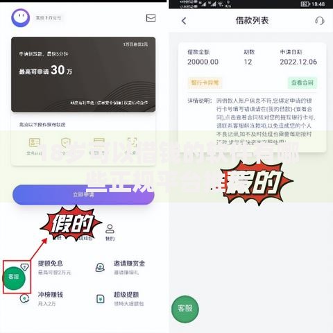 18岁可以借钱的软件有哪些正规平台推荐