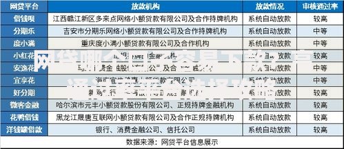 网贷哪个口子容易下款？高通过率平台选择攻略