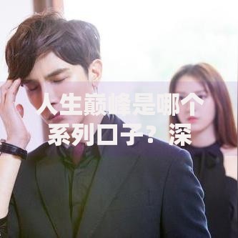 人生巅峰是哪个系列口子？深度解析贷款方案与匹配逻辑