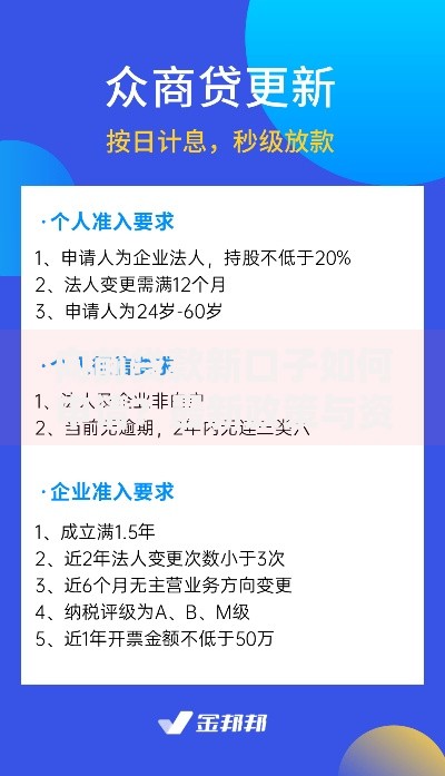 向前贷款新口子如何申请？最新政策与资质要求解析