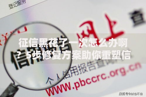 征信黑花了一次怎么办啊？5步修复方案助你重塑信用