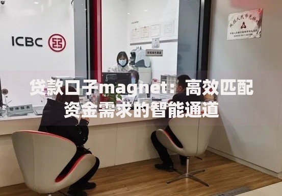 贷款口子magnet：高效匹配资金需求的智能通道