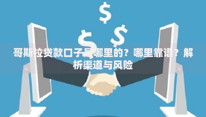 哥斯拉贷款口子是哪里的？哪里靠谱？解析渠道与风险