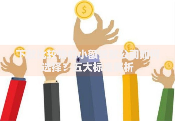 下款比较快的小额贷款公司如何选择？五大标准解析