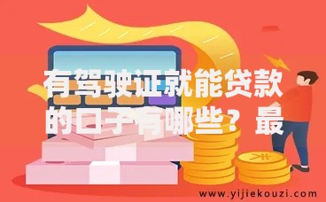 有驾驶证就能贷款的口子有哪些？最新驾照贷渠道深度解析
