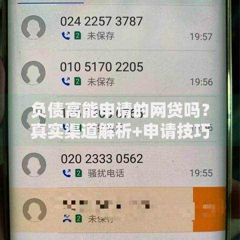 负债高能申请的网贷吗？真实渠道解析+申请技巧