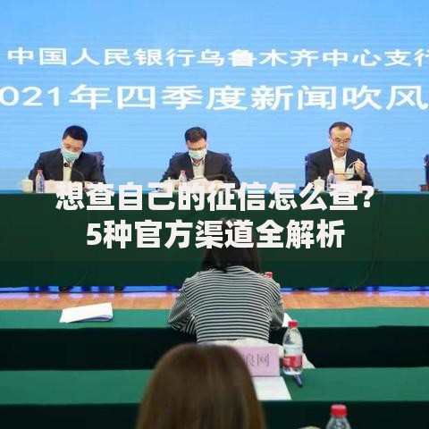 想查自己的征信怎么查？5种官方渠道全解析