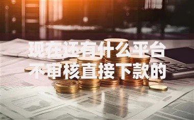 现在还有什么平台不审核直接下款的？有哪些选择？如何避免风险？
