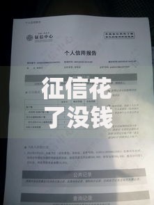 征信花了没钱怎么办？解决征信不良贷款难题的实用指南