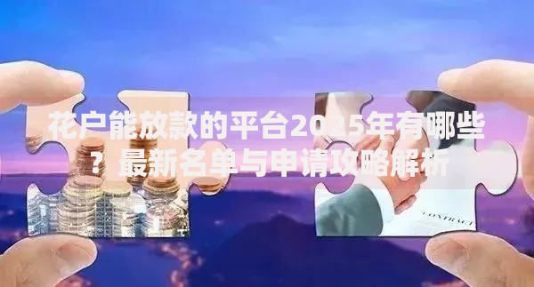 花户能放款的平台2025年有哪些？最新名单与申请攻略解析