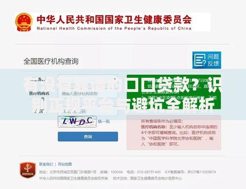 有没有靠谱的口口贷款？识别正规平台与避坑全解析
