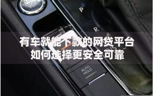 有车就能下款的网贷平台如何选择更安全可靠