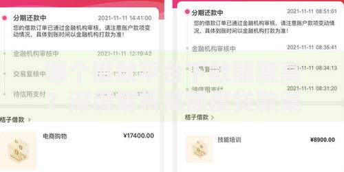 哪个借款平台下款额度高？深度解析高额度贷款渠道