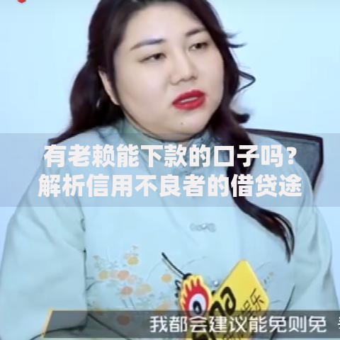 有老赖能下款的口子吗？解析信用不良者的借贷途径