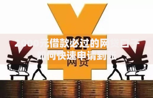2000元借款必过的网贷口子如何快速申请到账