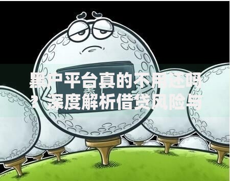 黑户平台真的不用还吗？深度解析借贷风险与法律后果