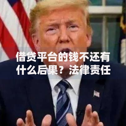 借贷平台的钱不还有什么后果？法律责任与应对措施解析