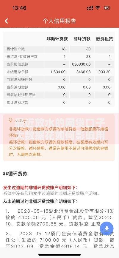 最近放水的网贷口子大数据花如何影响用户贷款审批？