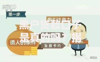 黑户贷款口子是真的吗？揭秘真相与风险防范