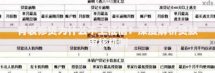 有装修贷为什么不上征信？深度解析贷款审核机制