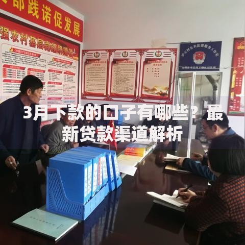 3月下款的口子有哪些？最新贷款渠道解析