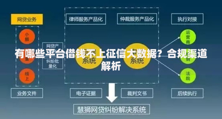 有哪些平台借钱不上征信大数据？合规渠道解析