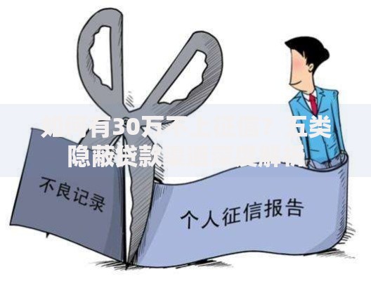 如何有30万不上征信?五类隐蔽贷款渠道深度解析 如何有30万不上征信?五类隐蔽贷款渠道深度解析