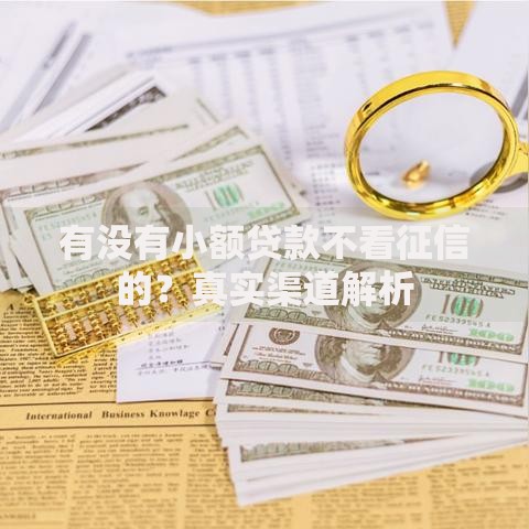 有没有小额贷款不看征信的？真实渠道解析