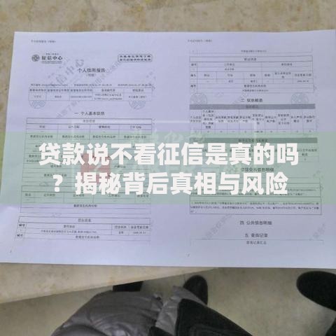 贷款说不看征信是真的吗？揭秘背后真相与风险