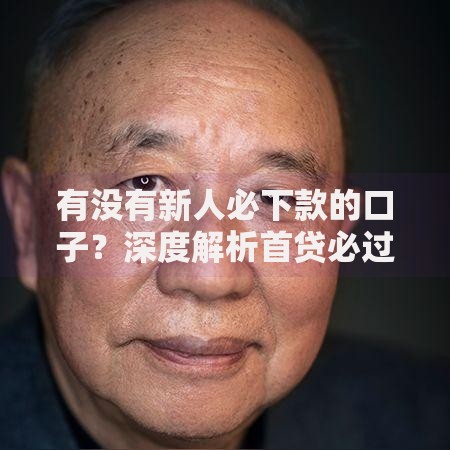 有没有新人必下款的口子？深度解析首贷必过的申请技巧