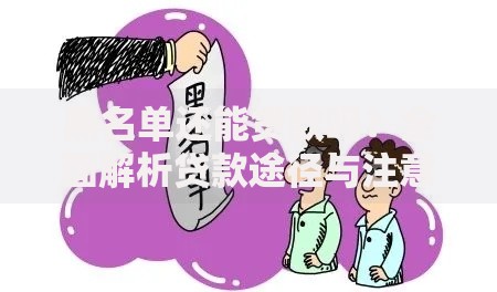 黑名单还能贷款吗？全面解析贷款途径与注意事项