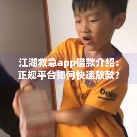 江湖救急app借款介绍：正规平台如何快速放款？