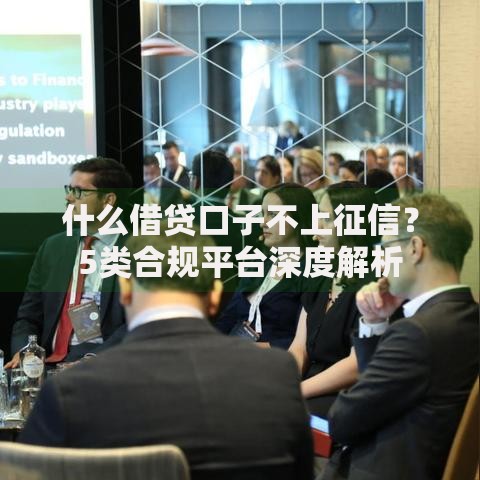 什么借贷口子不上征信？5类合规平台深度解析