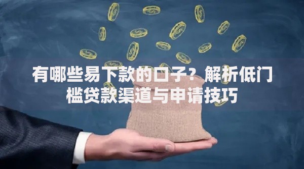 有哪些易下款的口子？解析低门槛贷款渠道与申请技巧