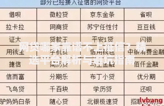 网贷哪家靠谱不上征信?精选平台解析与避坑指南 网贷哪家靠谱不上征信?精选平台解析与避坑指南
