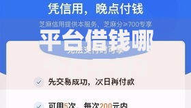 平台借钱哪个口子好？如何选到靠谱低息的借款渠道