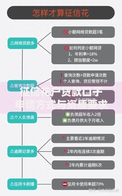 征信花户贷款口子申请方式与资质要求详解 征信花户贷款口子申请方式与资质要求详解