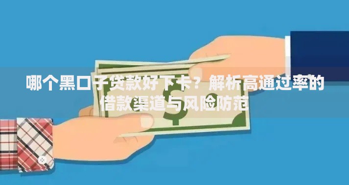 哪个黑口子贷款好下卡？解析高通过率的借款渠道与风险防范