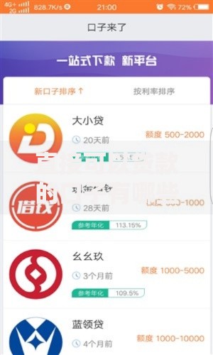 直接可以贷款的口子有哪些正规平台推荐？