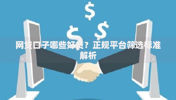 网贷口子哪些好贷？正规平台筛选标准解析