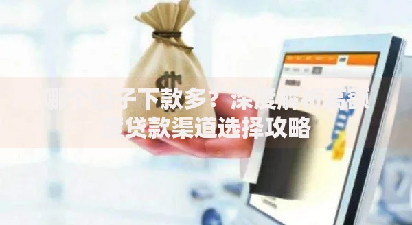 哪个口子下款多？深度解析高额度贷款渠道选择攻略